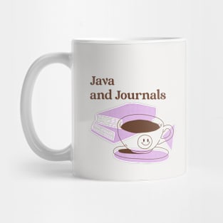 Java and Journals coffee reading Mug